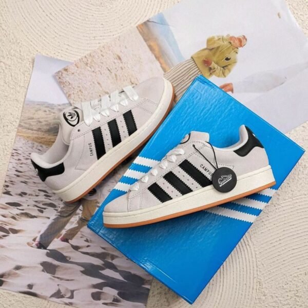 ADIDAS CAMPUS GRIS NEGRA
